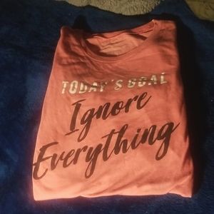 Pink short sleeve shirt